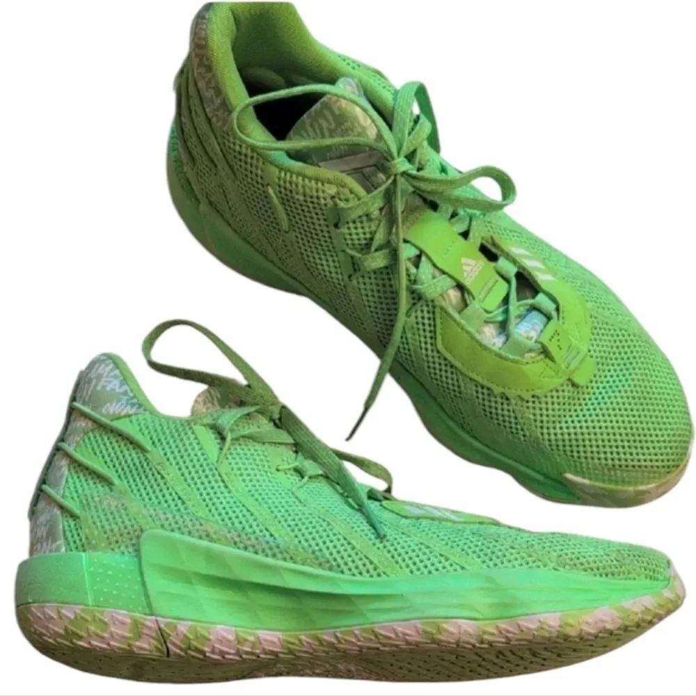 Adidas Dame 7 Shoes Sneaker 11.5  Basketball GCA I Am My Own Fan Solar Green